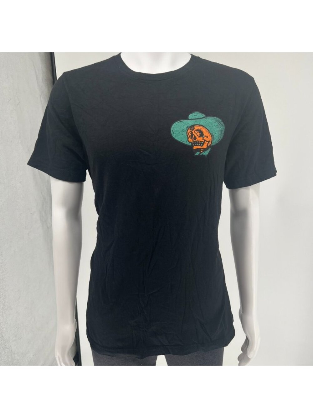 Deep Ellum Apparel "Even the Toughest Cowboys Cry" Graphic T-Shirt Black (XL)